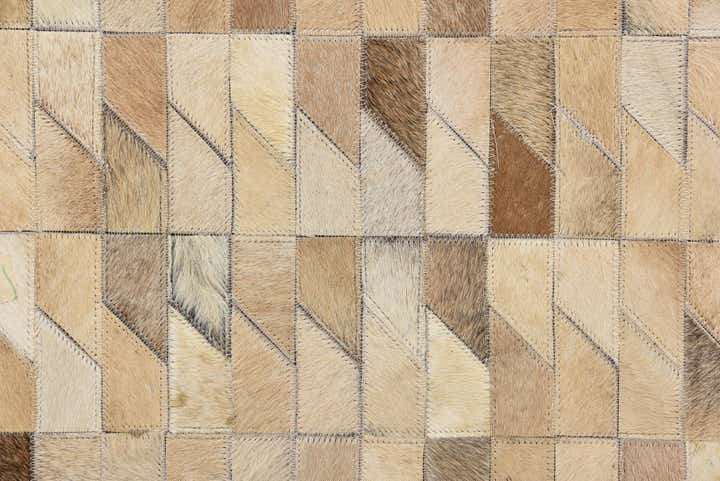 5' 4 x 7' 5 Cowhide Rug