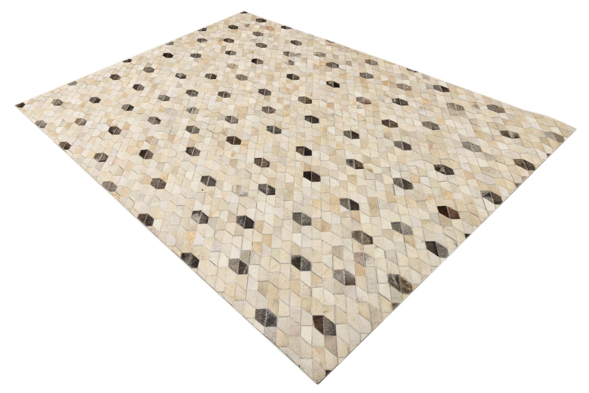 5' 4 x 7' 7 Cowhide Rug