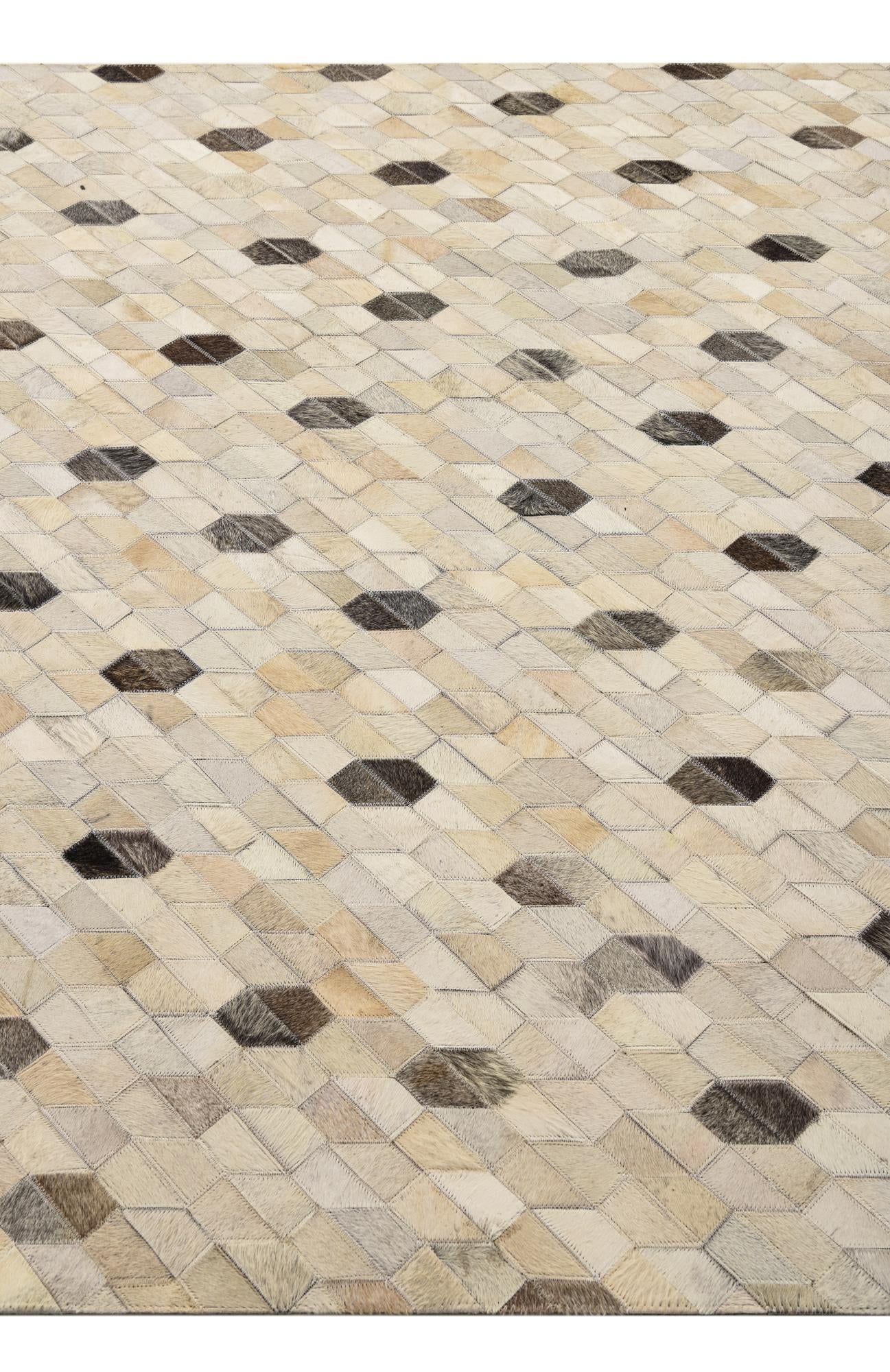 5' 4 x 7' 7 Cowhide Rug