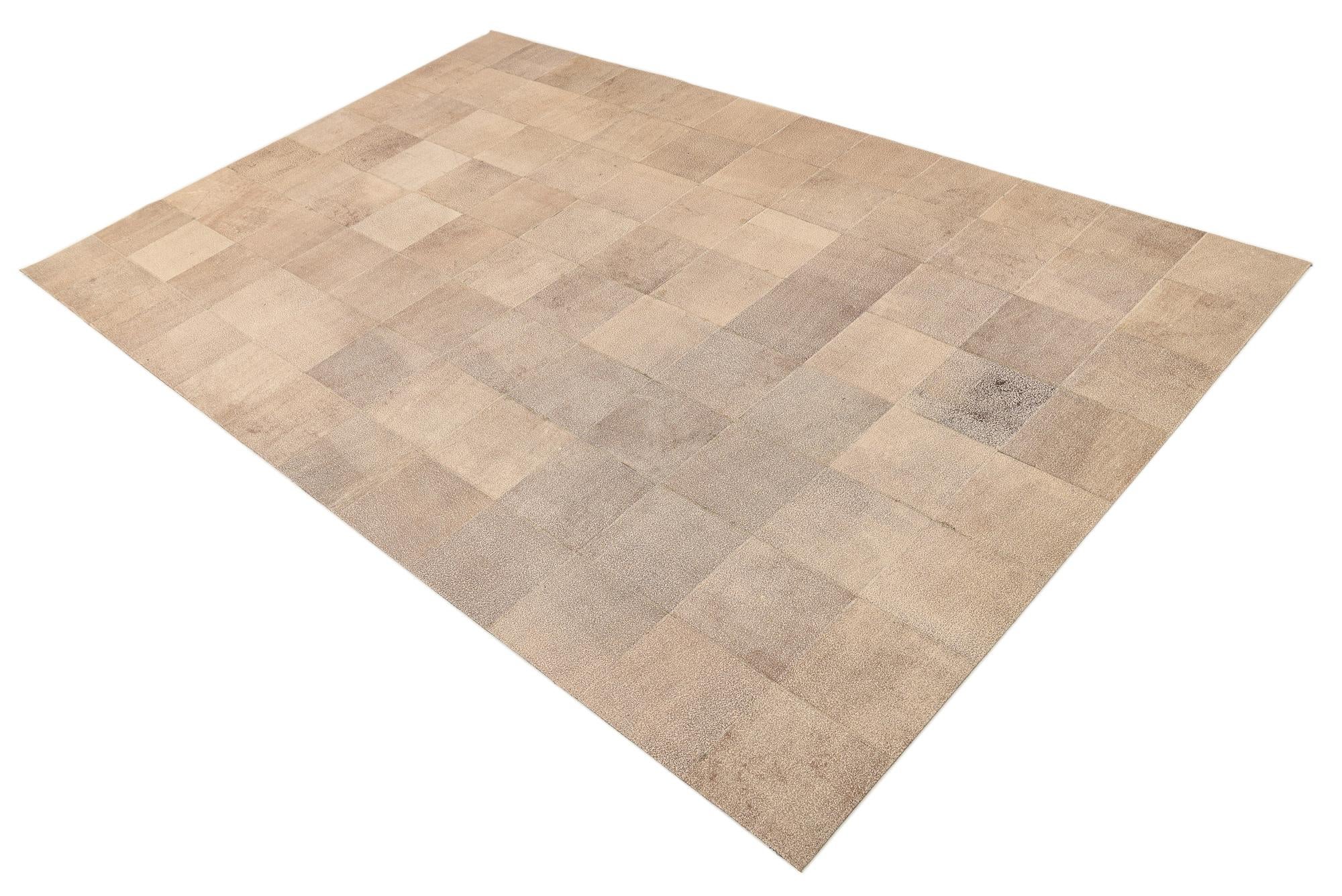 5' 1 x 8' Cowhide Rug