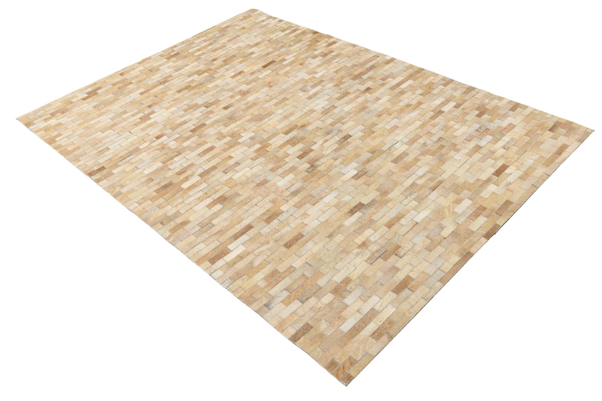 4' 8 x 6' 7 Cowhide Rug