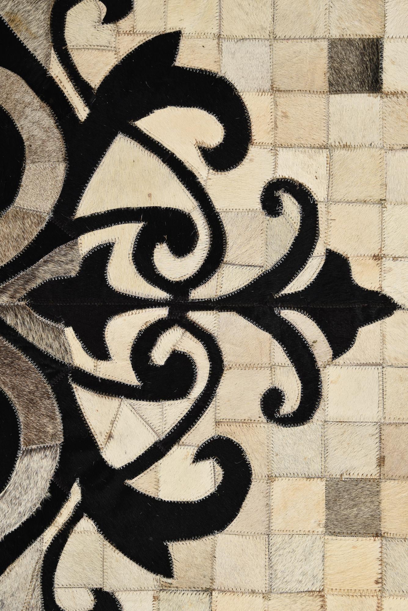 4' 10 x 7' 5 Cowhide Rug