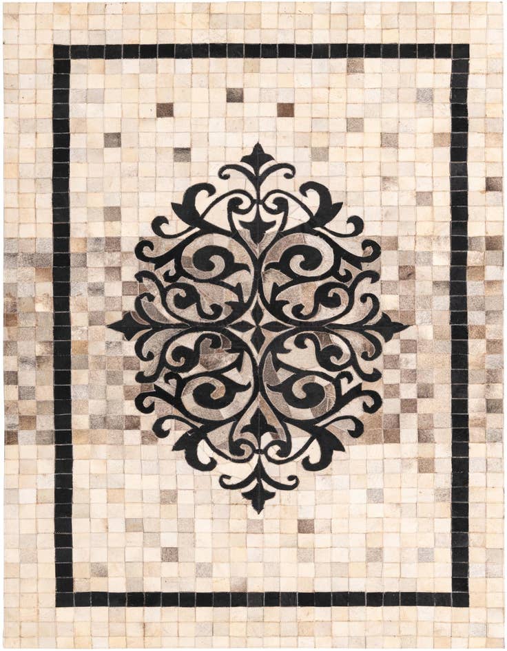 Detail image of 4' 10 x 7' 5 Cowhide Rug