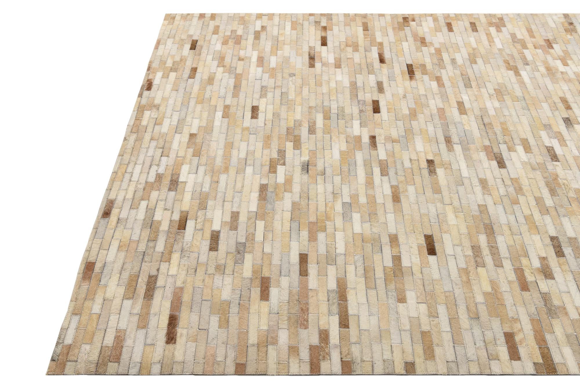 5' 4 x 7' 6 Cowhide Rug