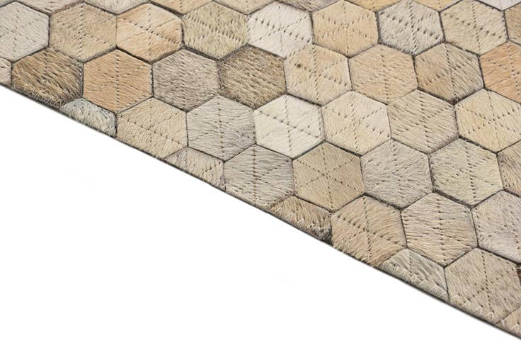 Detail image of 4' 10 x 6' 8 Cowhide Rug