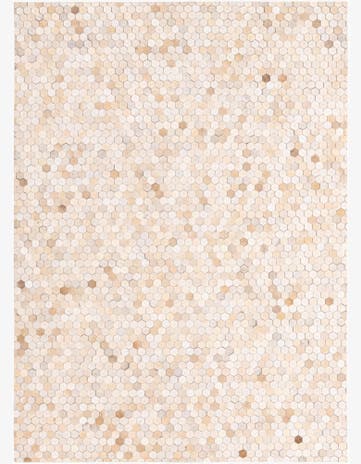 4' 10 x 6' 8 Cowhide Rug