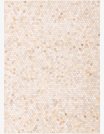 4' 10 x 6' 8 Cowhide Rug