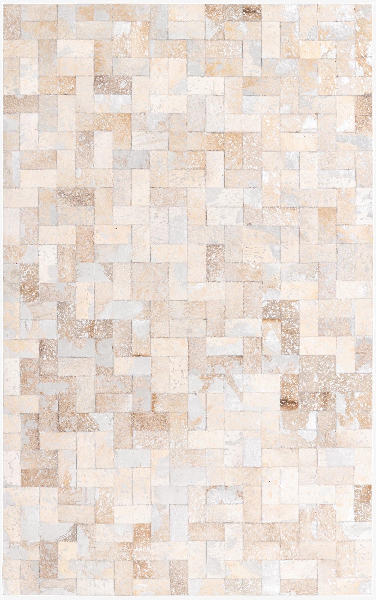 5' 2 x 8' 3 Cowhide Rug