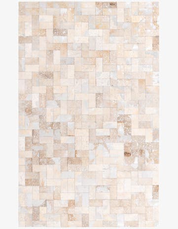 5' 2 x 8' 3 Cowhide Rug