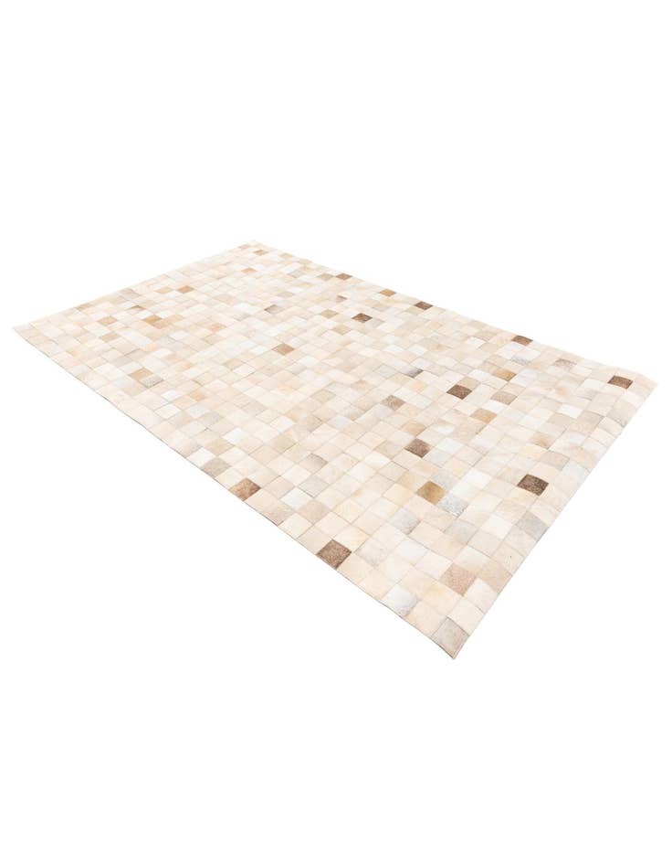 Detail image of 4' 11 x 7' 10 Cowhide Stocks Rug