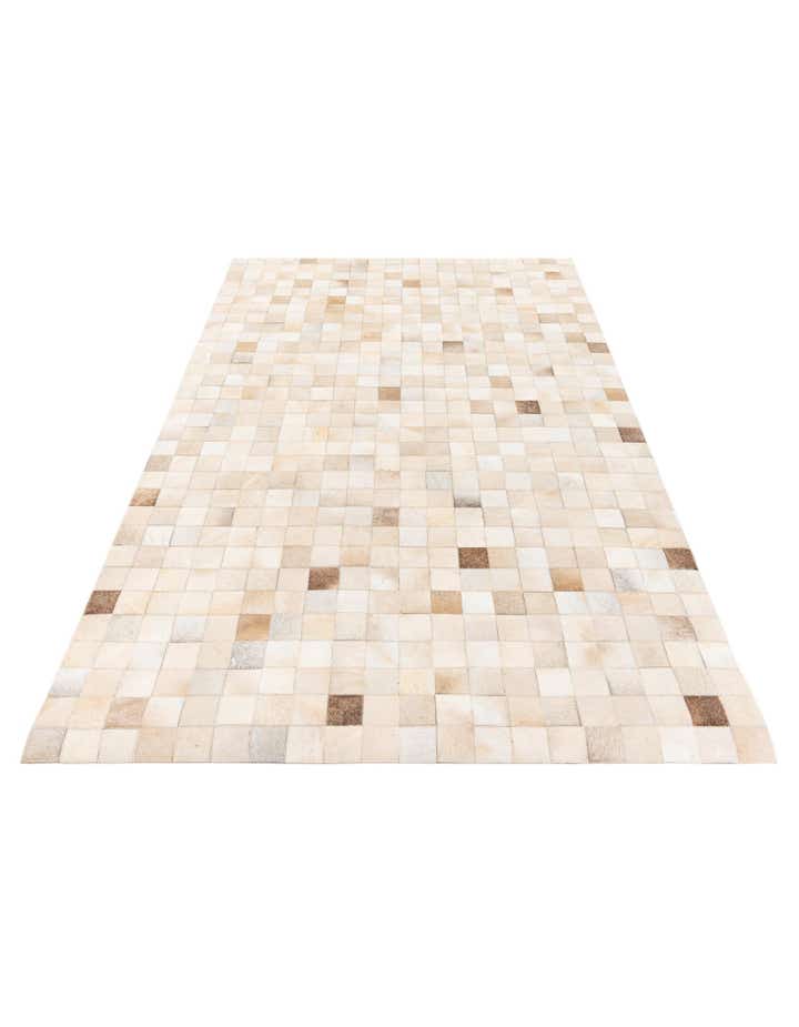 4' 11 x 7' 10 Cowhide Stocks Rug