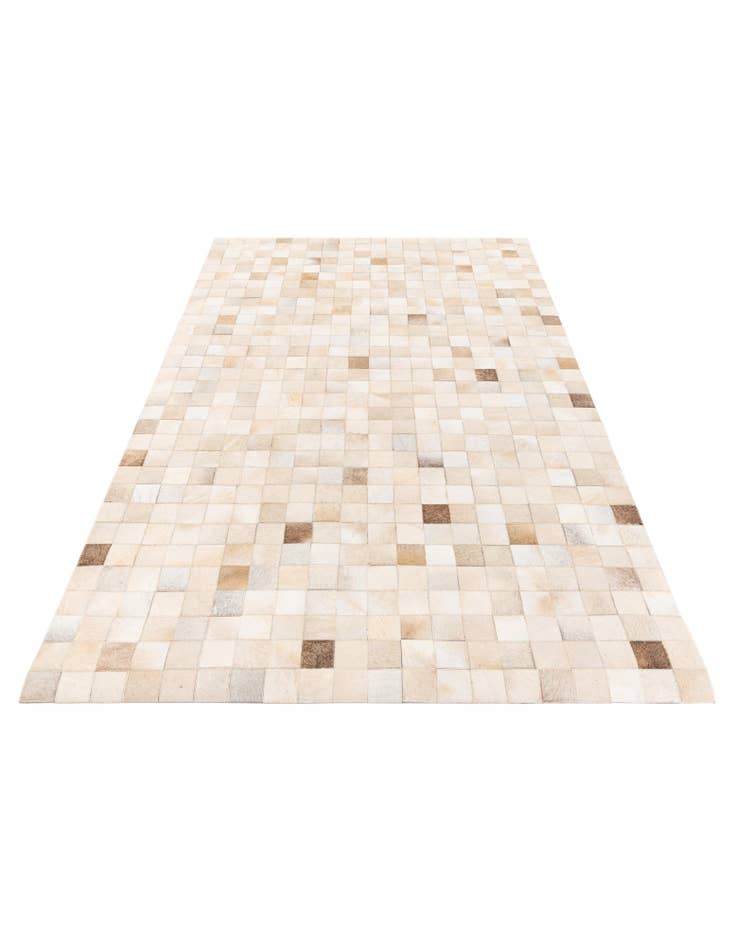 Detail image of 4' 11 x 7' 10 Cowhide Stocks Rug