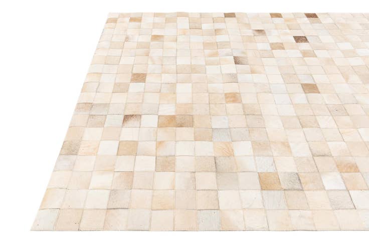 Detail image of 4' 11 x 7' 10 Cowhide Stocks Rug