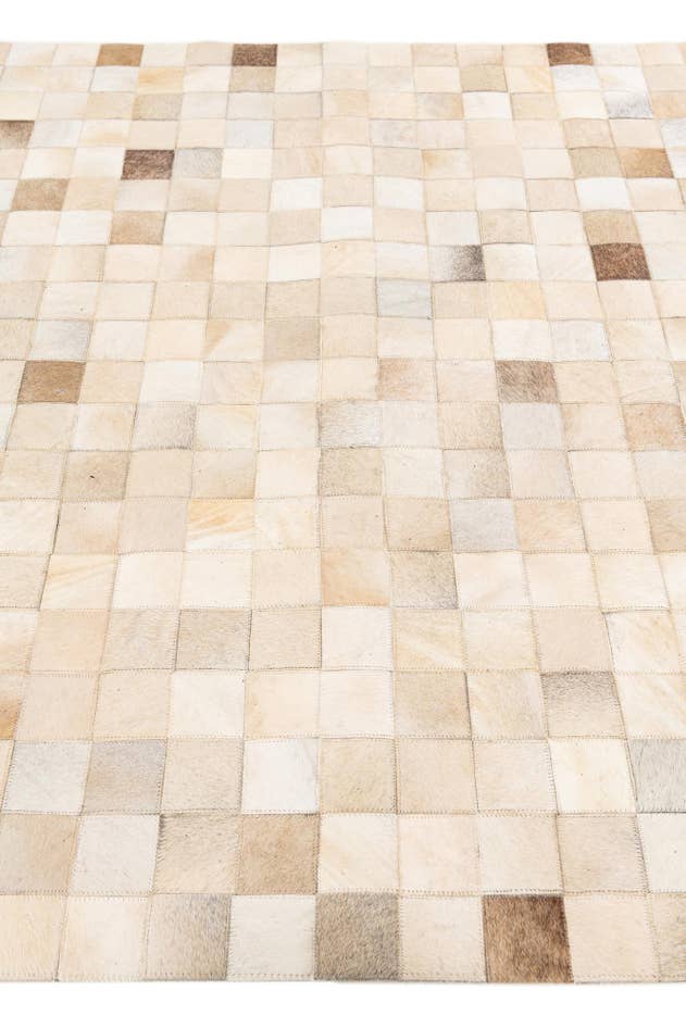 Detail image of 4' 11 x 7' 10 Cowhide Stocks Rug