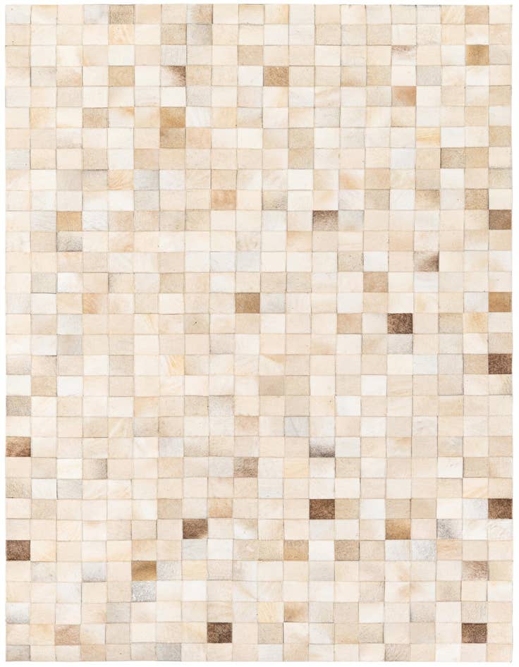 Detail image of 4' 11 x 7' 10 Cowhide Stocks Rug