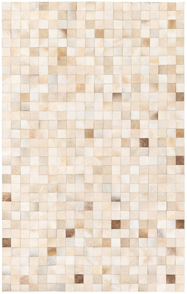 Detail image of 4' 11 x 7' 10 Cowhide Stocks Rug