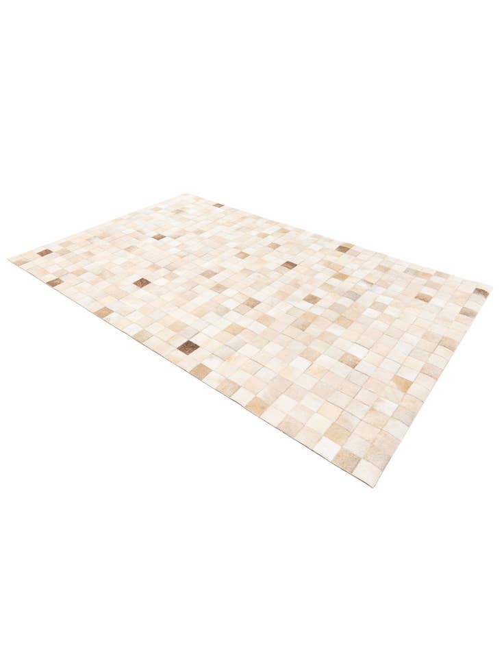 Detail image of 4' 11 x 7' 10 Cowhide Stocks Rug