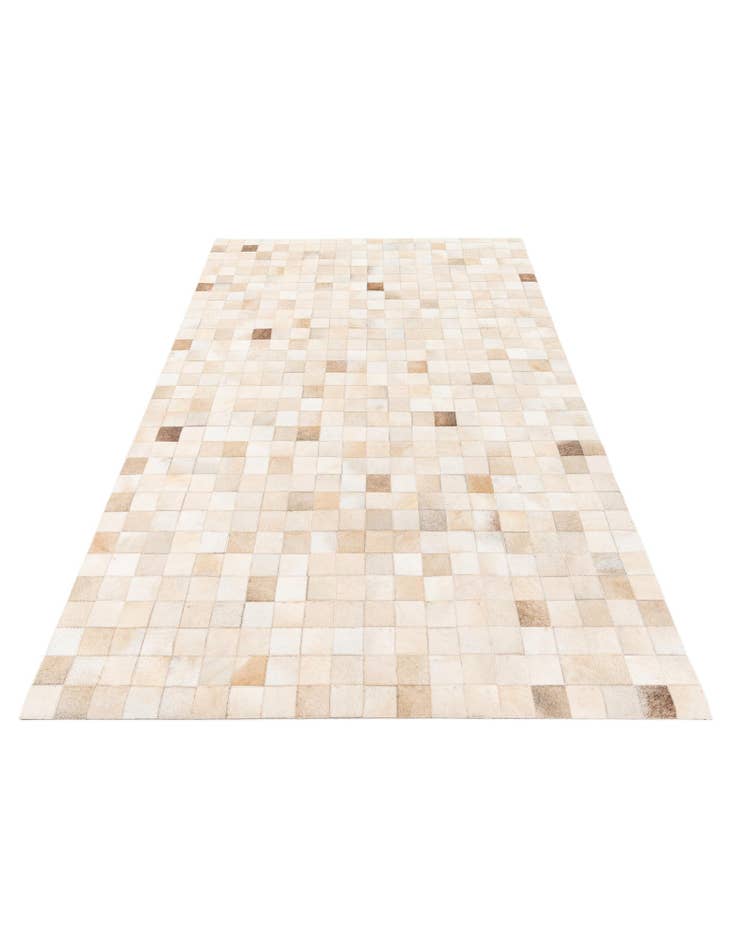 Detail image of 4' 11 x 7' 10 Cowhide Stocks Rug