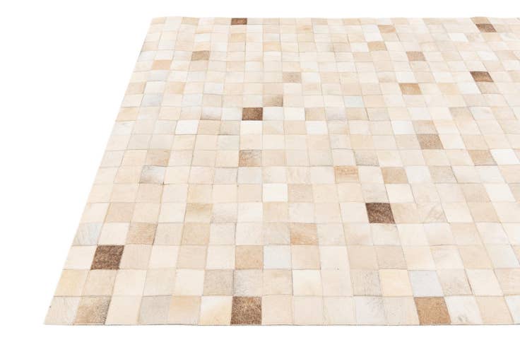Detail image of 4' 11 x 7' 10 Cowhide Stocks Rug