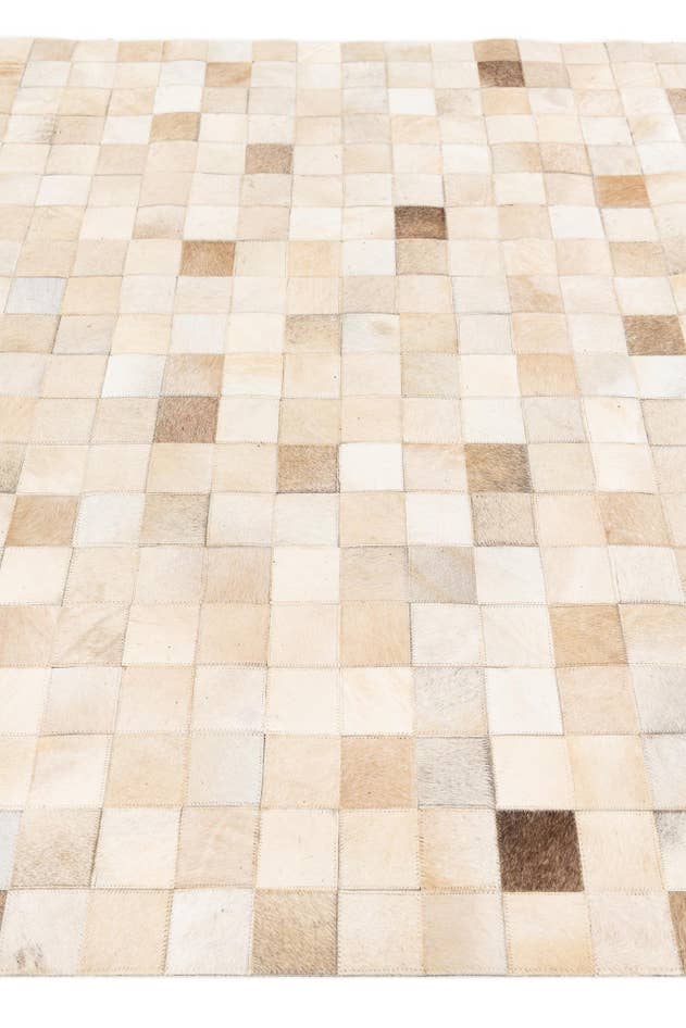 Detail image of 4' 11 x 7' 10 Cowhide Stocks Rug