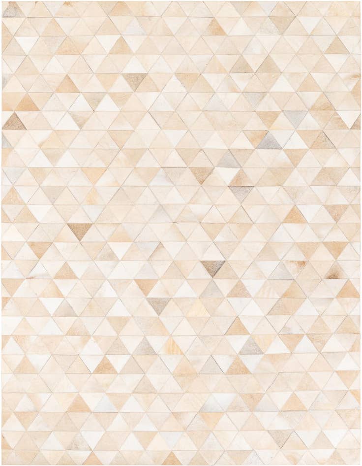 Detail image of 5' 1 x 8' 1 Cowhide Stocks Rug
