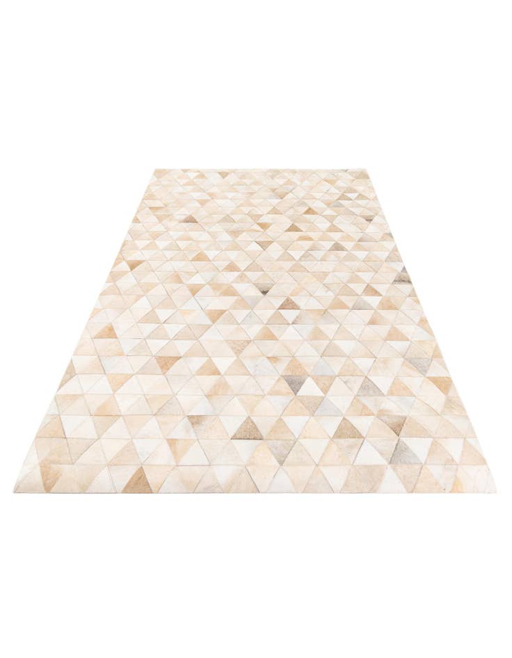 Detail image of 5' 2 x 8' 1 Cowhide Stocks Rug