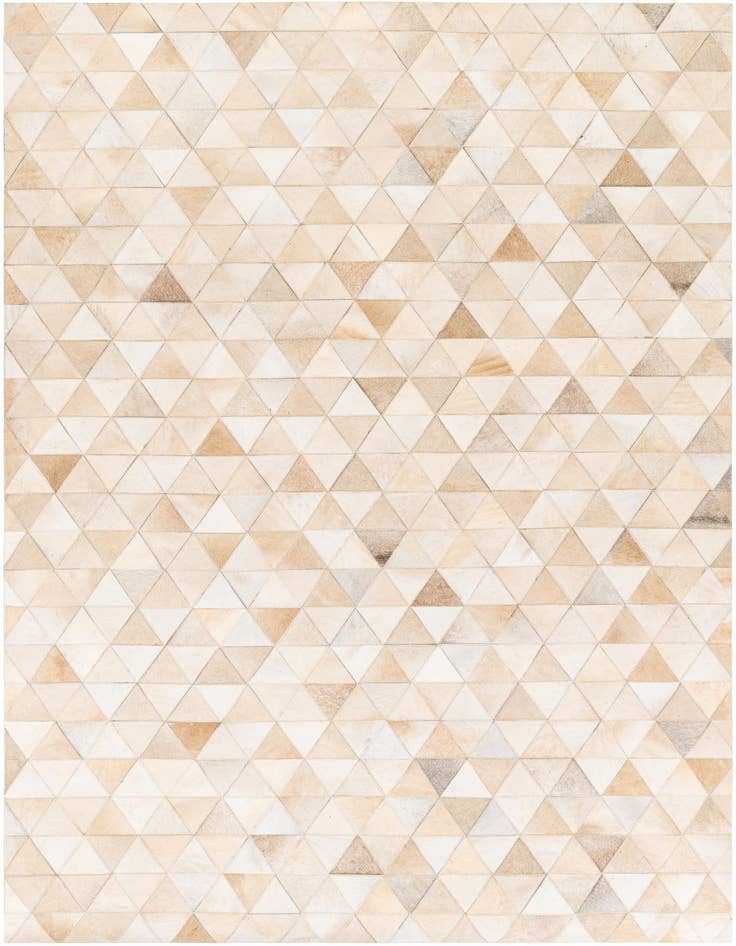 Detail image of 5' 2 x 8' 1 Cowhide Stocks Rug