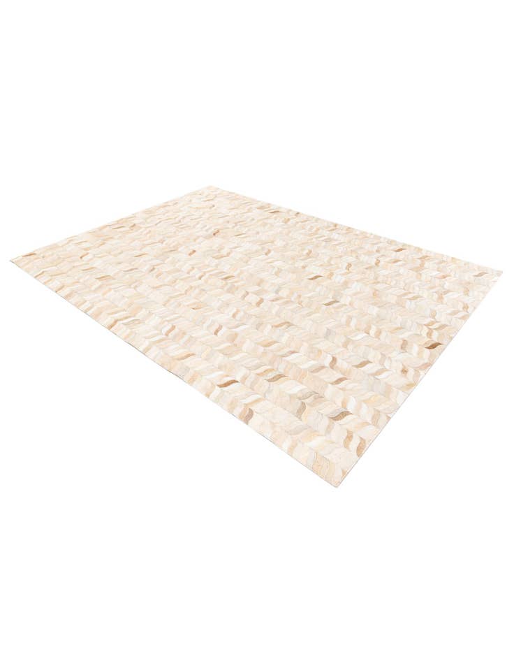 Detail image of 5' 8 x 7' 8 Cowhide Stocks Rug