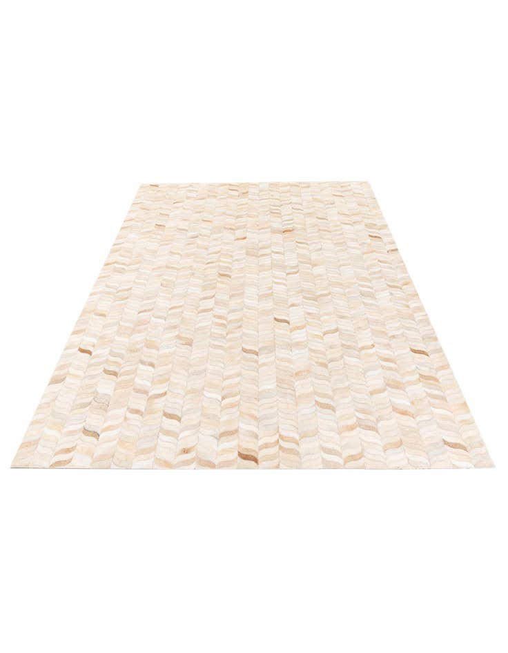 Detail image of 5' 8 x 7' 8 Cowhide Stocks Rug