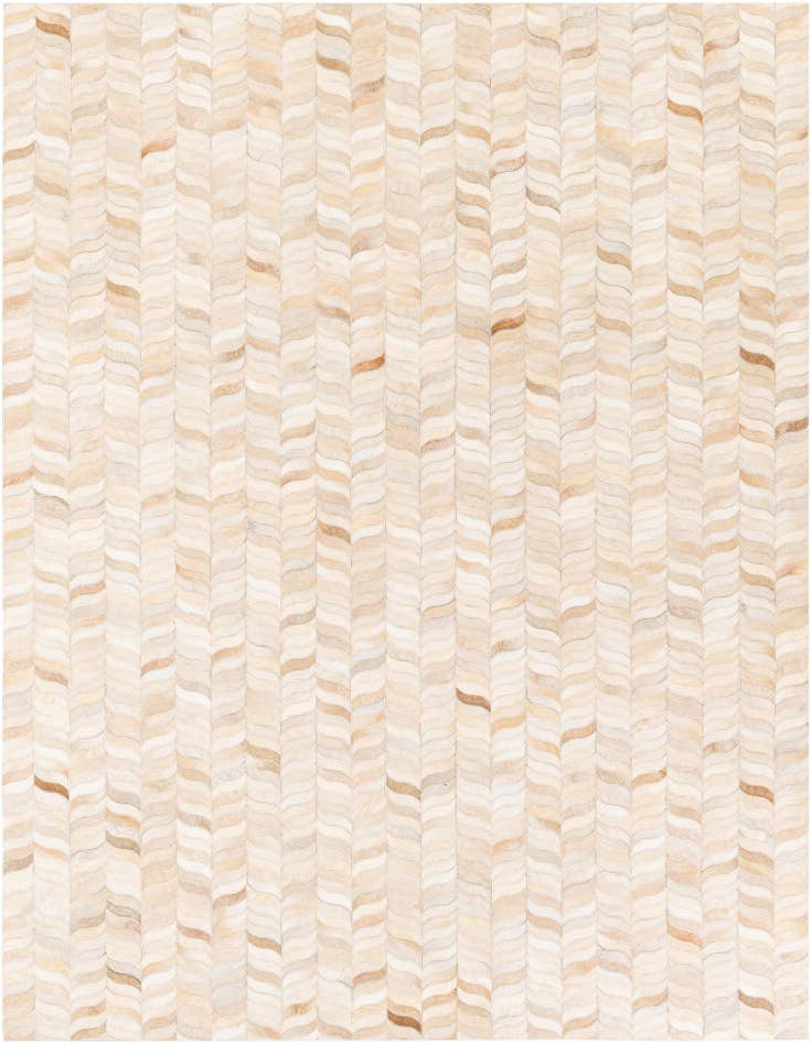 Detail image of 5' 8 x 7' 8 Cowhide Stocks Rug