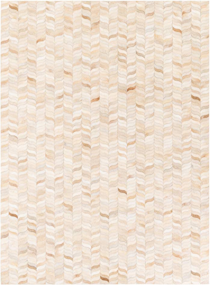 Detail image of 5' 8 x 7' 8 Cowhide Stocks Rug