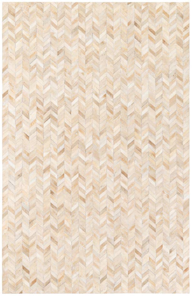 Detail image of 5' 1 x 7' 9 Cowhide Stocks Rug