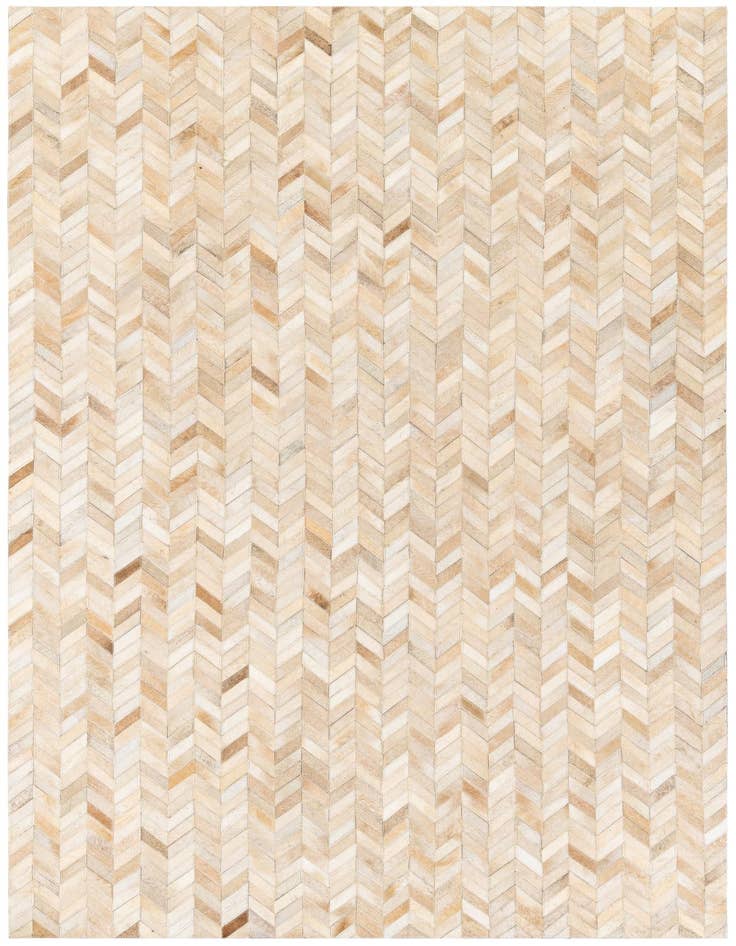 Detail image of 5' 1 x 7' 11 Cowhide Stocks Rug