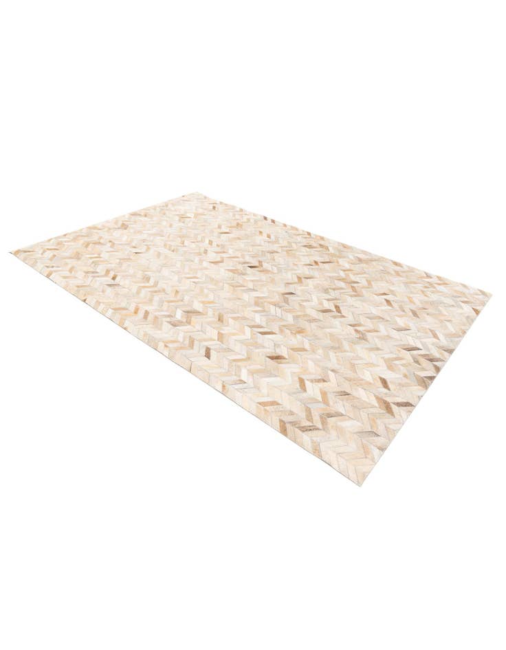 Detail image of 5' 1 x 7' 10 Cowhide Stocks Rug