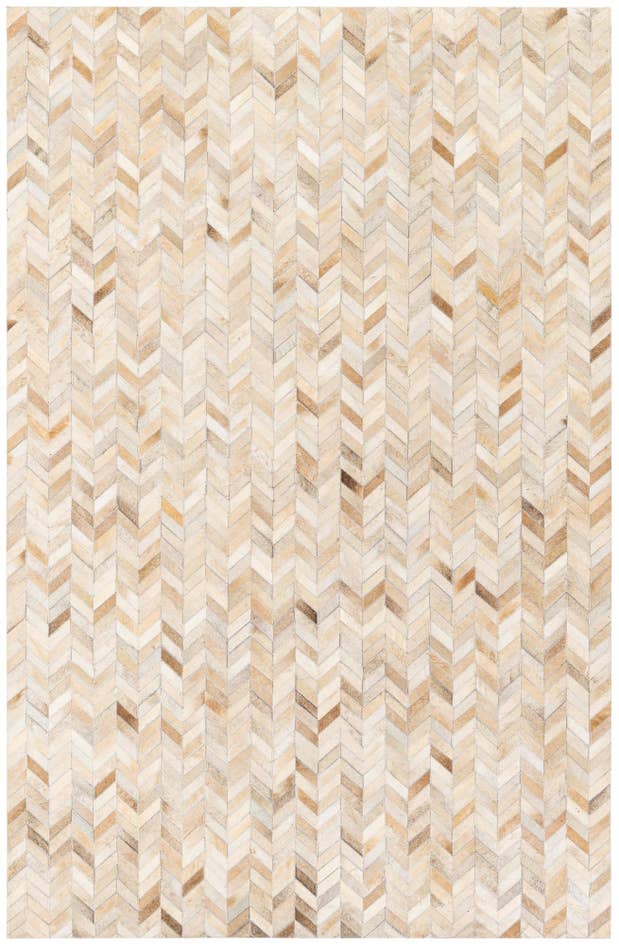Detail image of 5' 1 x 7' 10 Cowhide Stocks Rug