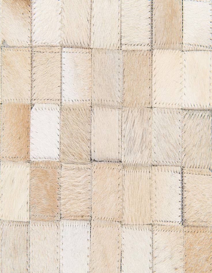Detail image of 5' 1 x 7' 11 Cowhide Stocks Rug