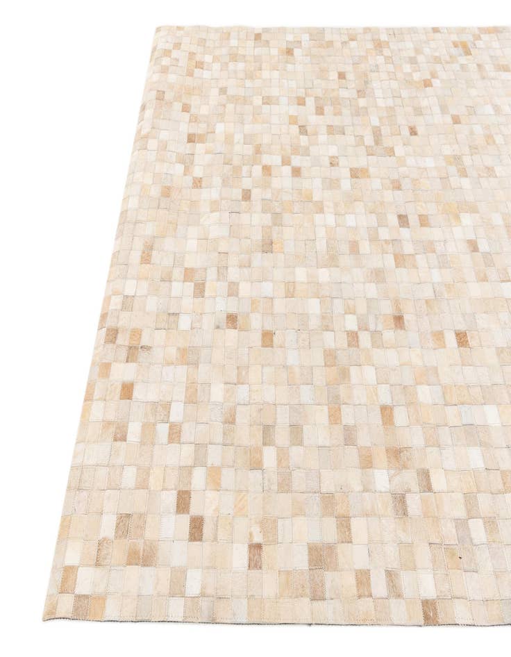 Detail image of 5' 2 x 7' 11 Cowhide Stocks Rug