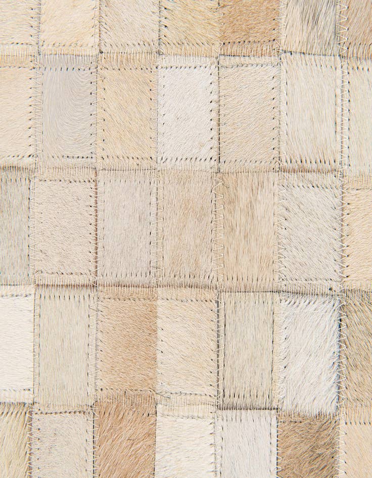 Detail image of 5' 2 x 7' 11 Cowhide Stocks Rug