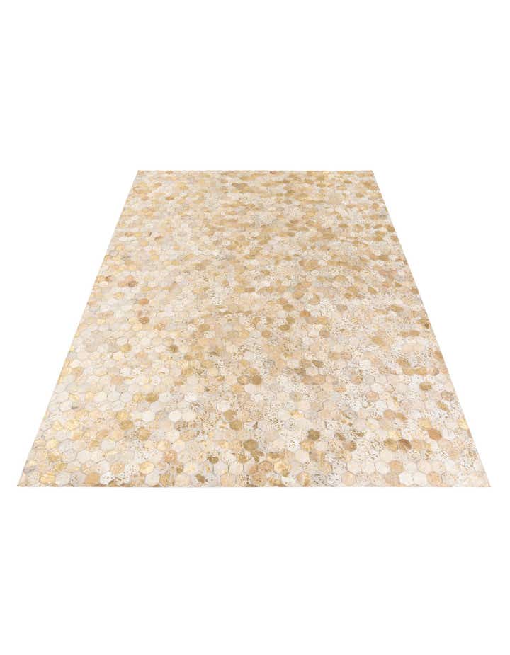5' 3 x 7' 5 Cowhide Stocks Rug