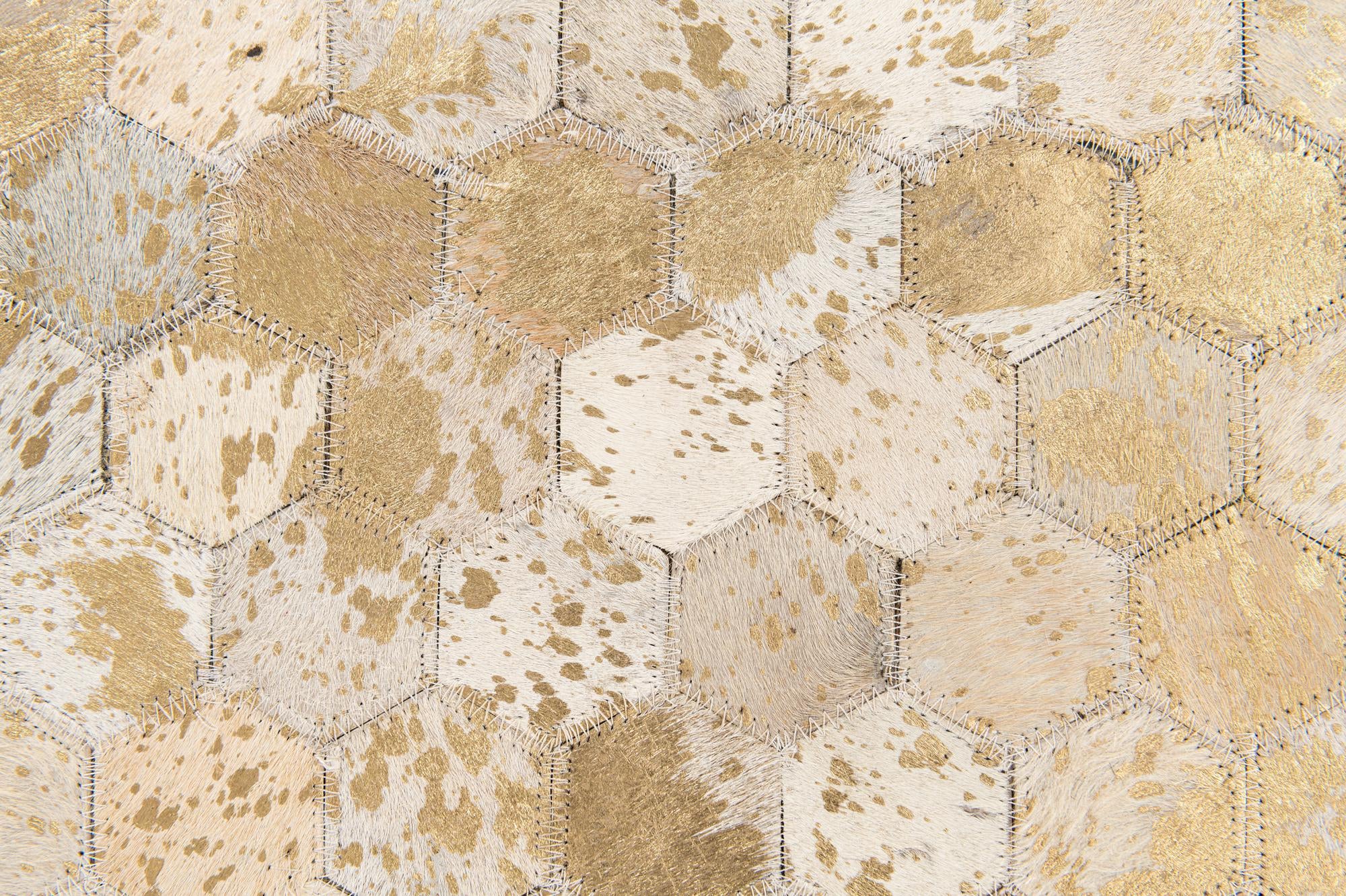 5' 3 x 7' 5 Cowhide Stocks Rug
