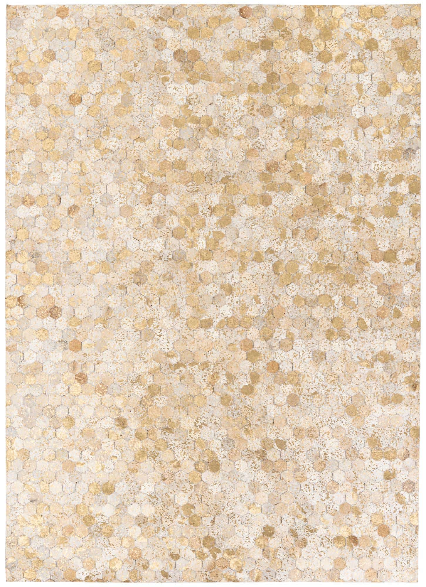 5' 3 x 7' 5 Cowhide Stocks Rug