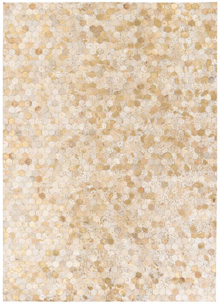 5' 3 x 7' 5 Cowhide Stocks Rug