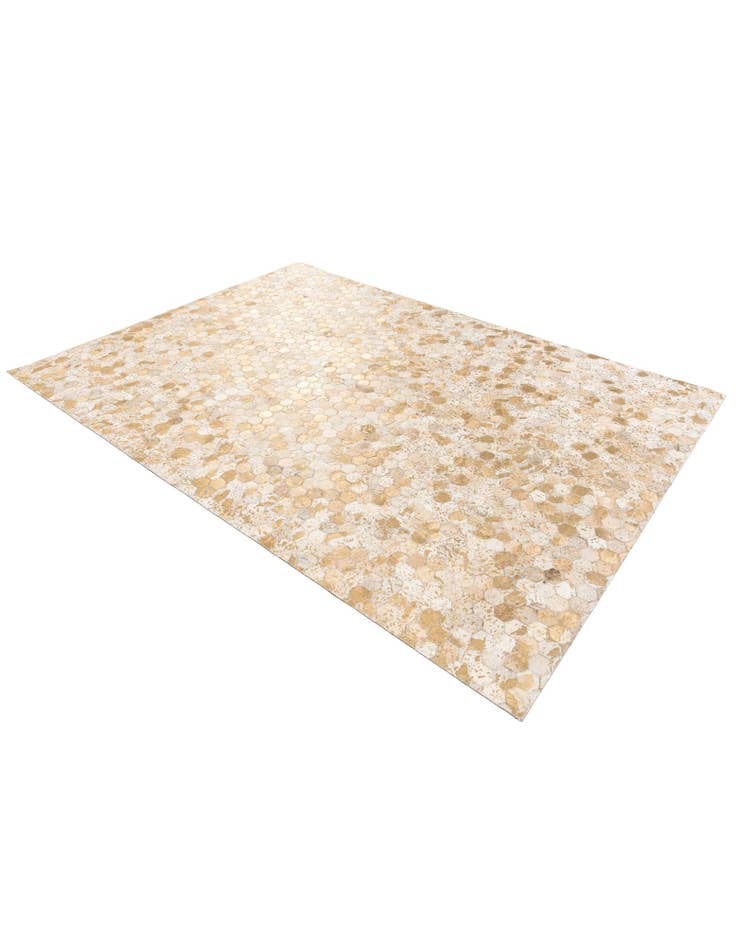 Detail image of 5' 3 x 7' 6 Cowhide Stocks Rug
