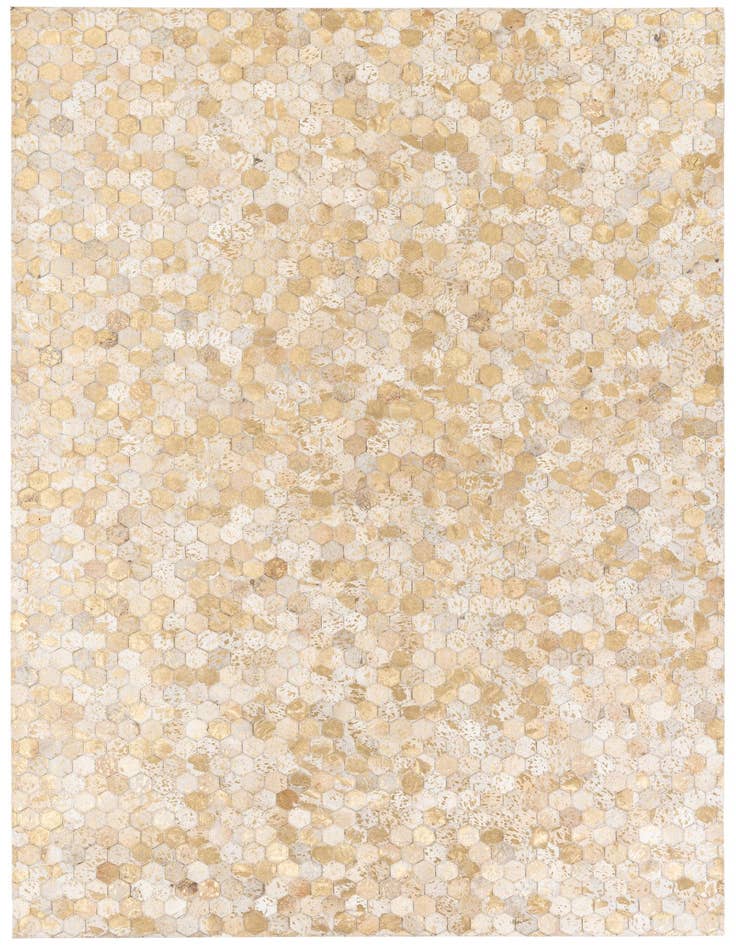 Detail image of 5' 3 x 7' 6 Cowhide Stocks Rug