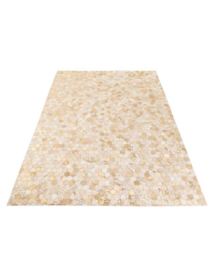 5' 3 x 7' 5 Cowhide Stocks Rug