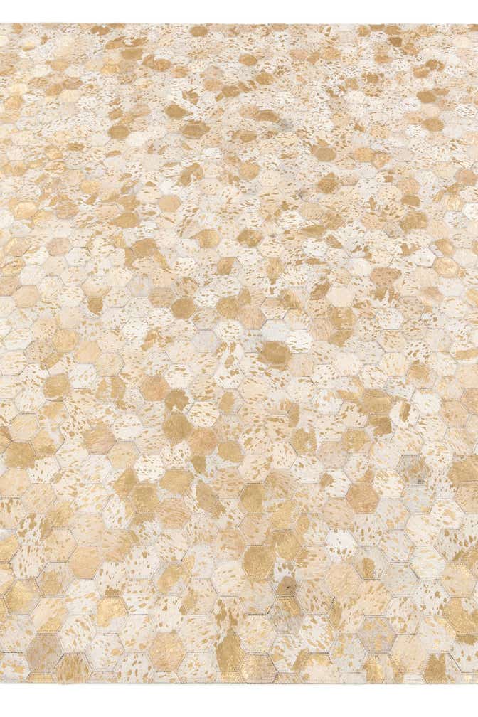 5' 3 x 7' 5 Cowhide Stocks Rug
