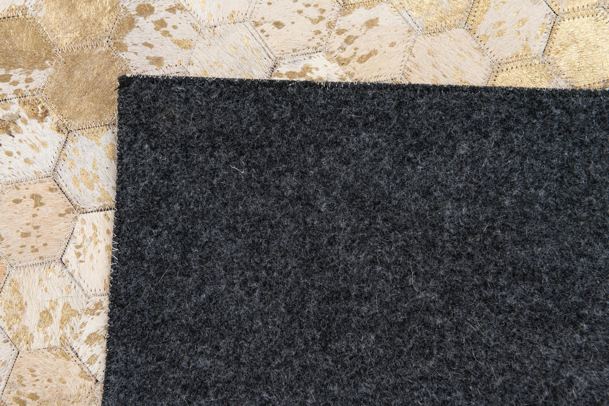 5' 3 x 7' 5 Cowhide Stocks Rug