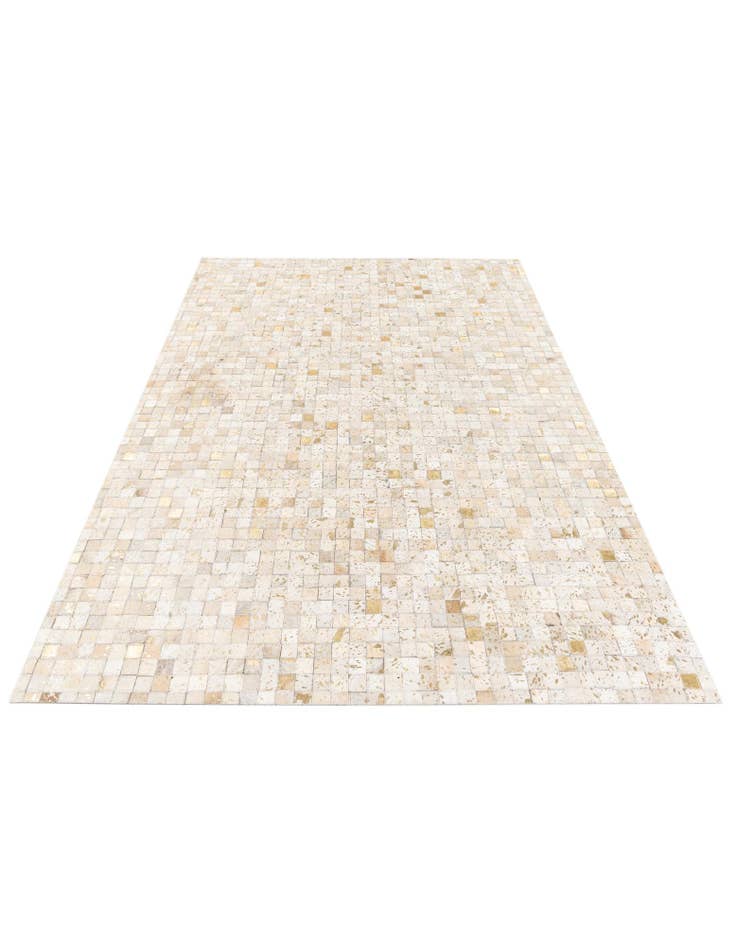 Detail image of 5' 2 x 7' 5 Cowhide Stocks Rug