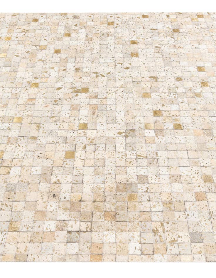 Detail image of 5' 2 x 7' 5 Cowhide Stocks Rug