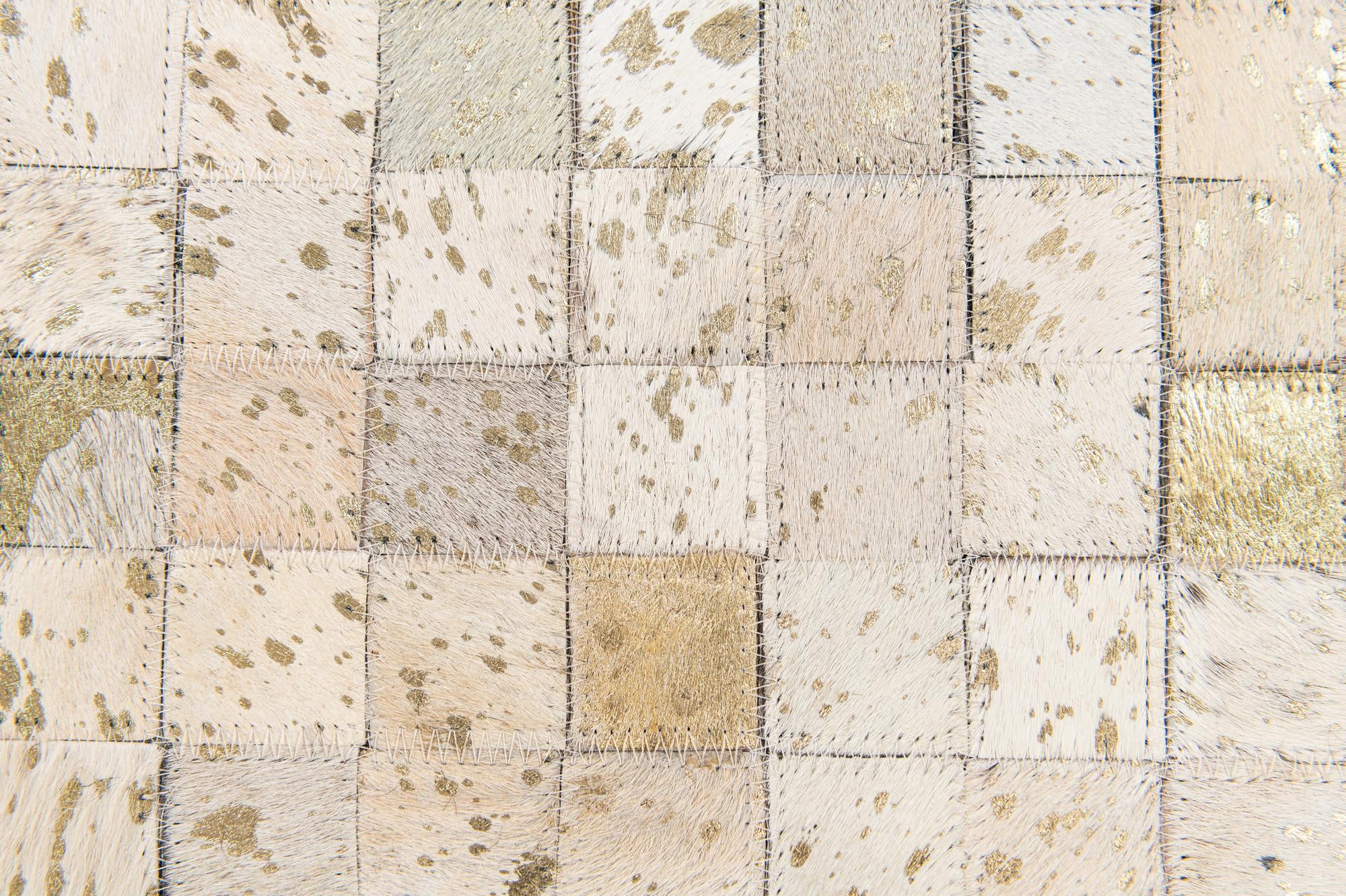 5' 2 x 7' 5 Cowhide Stocks Rug